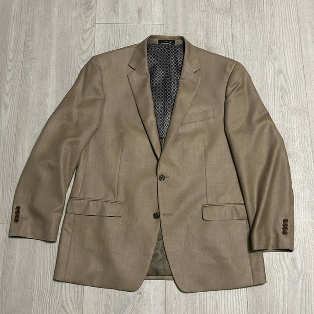 🔥BUNDLE SALE Mens 44R Michael Kors silk & wool sports coat blazer suit jacket